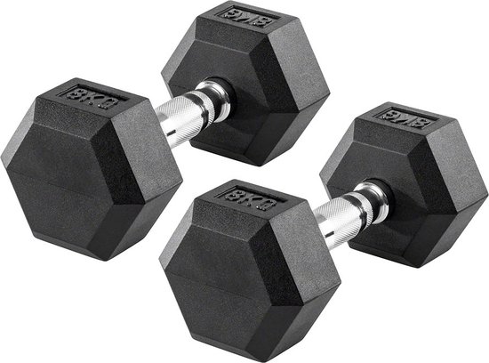 Foto: Kraken 2x 8 kg 16kg hexagon dumbbell set stabiele zeshoekige vorm duurzaam en comfortabel veelzijdig en betrouwbaar voor krachttraining halter gewicht voor fitness sport gym dumbbell alt spelling dumbel dumbbel dumbell hand gewichten