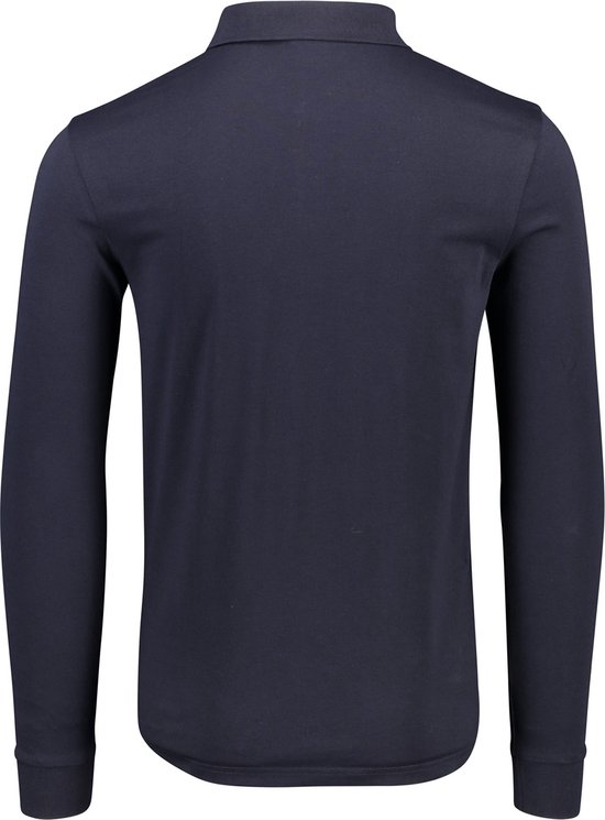 Hugo Boss polo manches longues bleu foncé