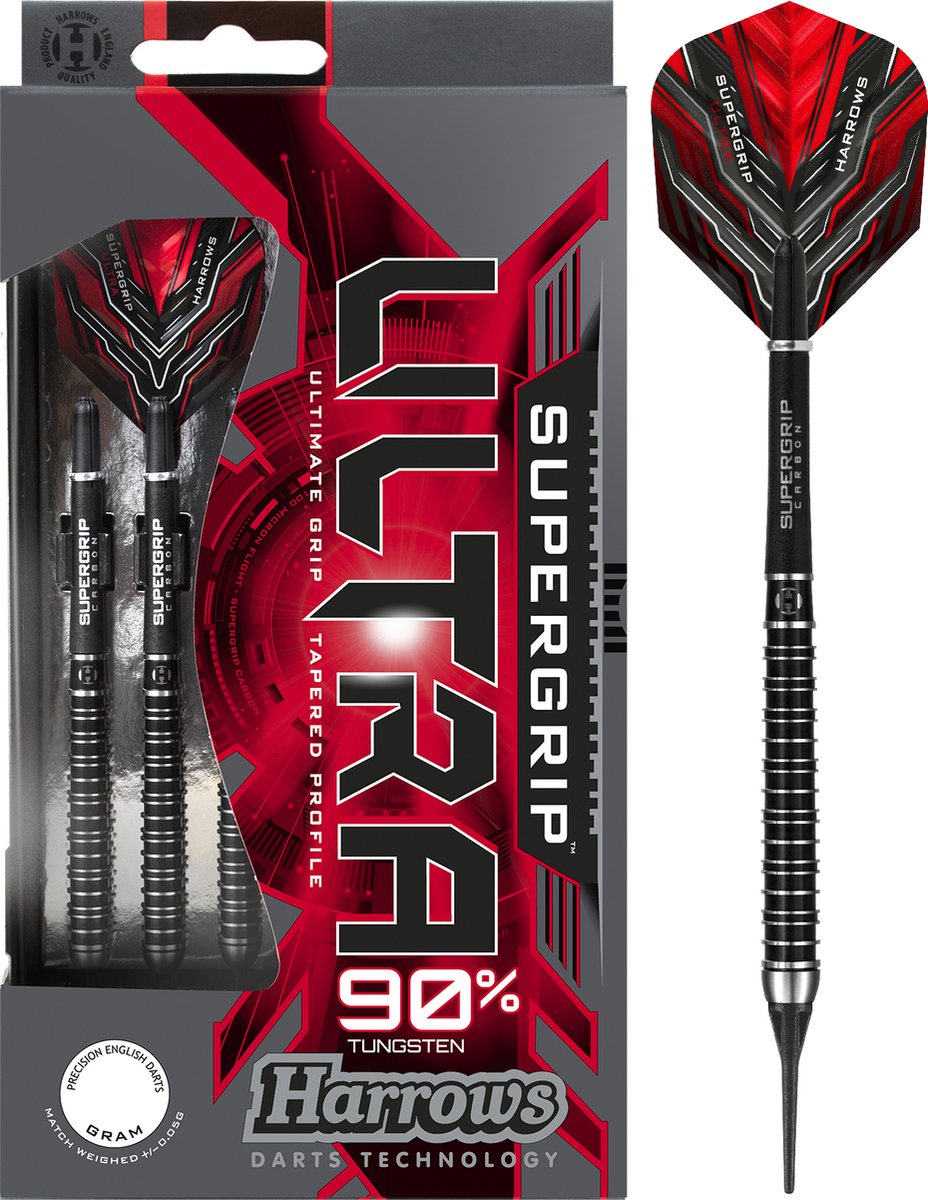 Harrows Supergrip Ultra 90% - Soft Tip Darts
