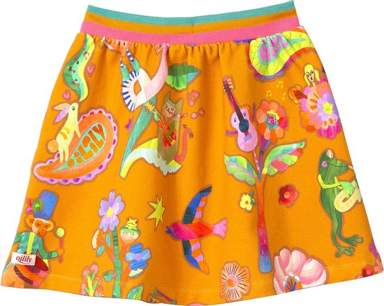 Oilily Swim - Rok - Meisjes - Oranje - 92