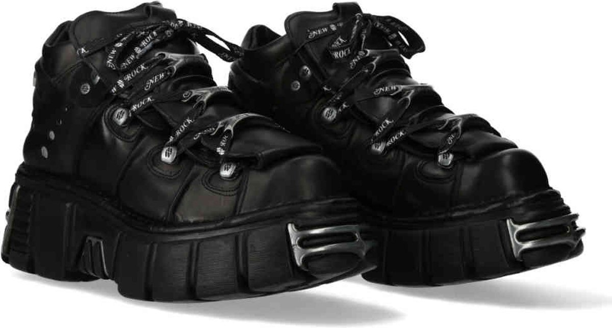 New Rock - M106LACES1 Plateau sneakers - 41 Shoes - Zwart