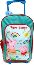 PEPPA PIG & George Trolley Rugzak School Tas Logeren 6-12 Jaar