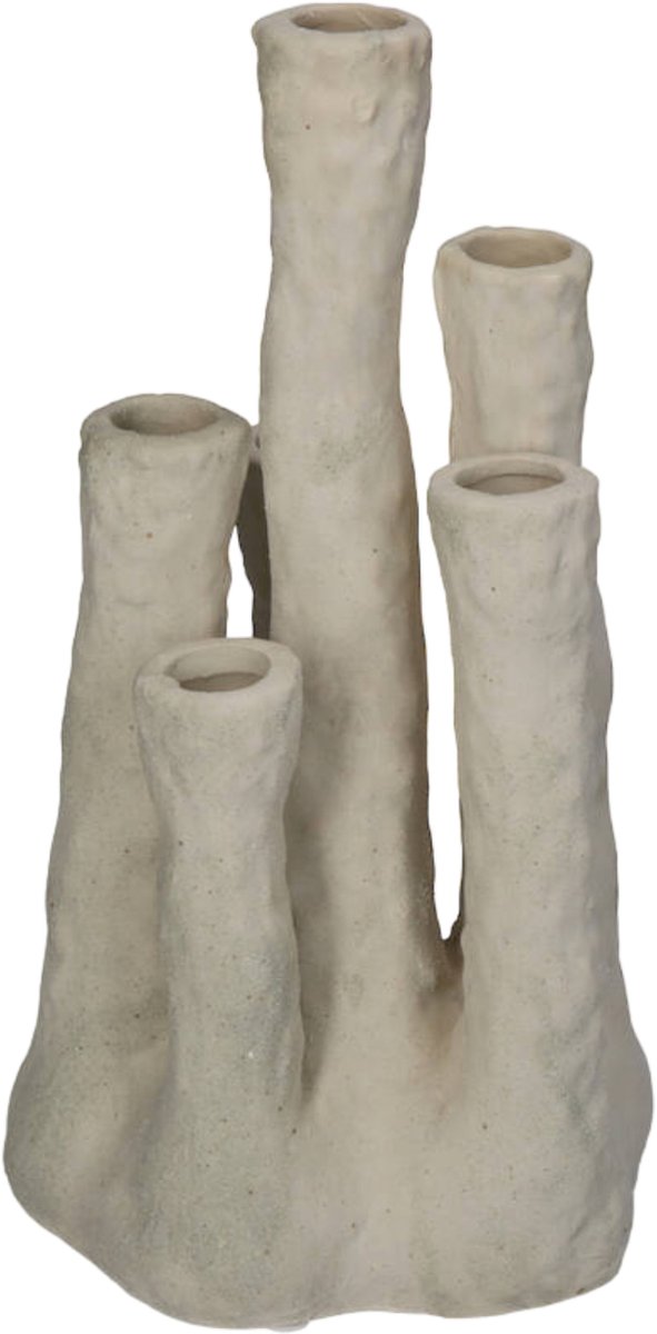 Bloemenhouder - Koraal - Ecru - Meertuitenvaas