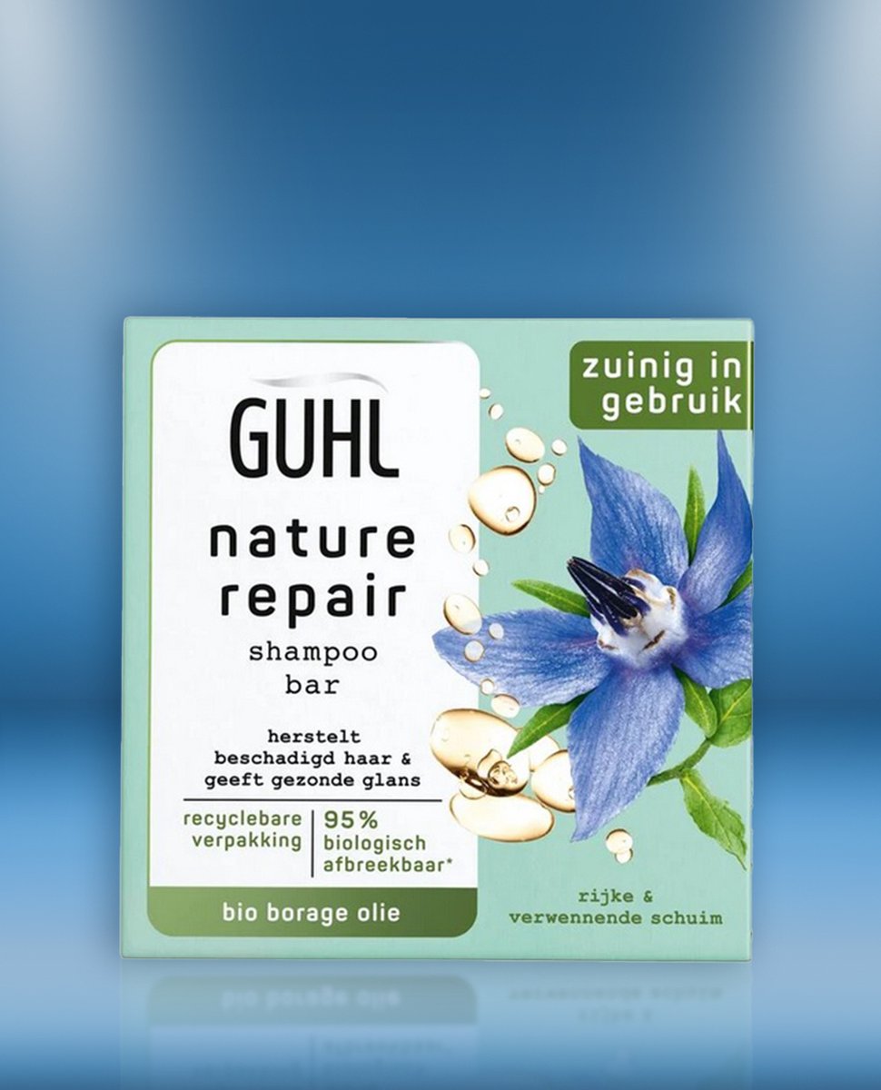 Guhl - nature repair - shampoo bar - 75 gr | bol