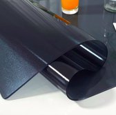 Protège table noir 120cm rond/section/diamètre/ - toile cirée épaisse (expédiée enroulée) - Toile cirée épaisse 2mm