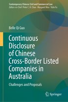 Contemporary Chinese Civil and Commercial Law- Continuous Disclosure of Chinese Cross-Border Listed Companies in Australia