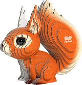 EUGY 3D Puzzel - Eekhoorn - Bosdieren - Duurzaam - Verzamel Ze Allemaal - 6 Jaar
