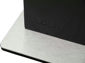 Eden Magnetic Knife Block EQB102 Bloc à Couteaux Magnétique, bois de frêne, base en acier, 23 x 25 cm