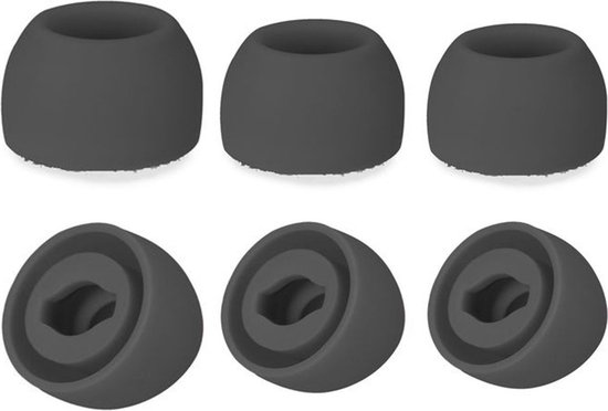 Jumada's - "3x Siliconen Earplug Tips geschikt voor Buds - S/M/L - 3 Maten"