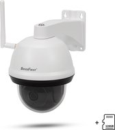 Caméra dôme SecuFirst CAM214W avec stockage de 32 Go - Caméra IP rotative et inclinable pour une utilisation en extérieur - FHD 1080P