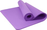 Fitnessmat - Yogamat - Sportmat - 185x80x1.5 cm - Antislip - Extra dik - Gratis opbergtasje en draagriem - Paars
