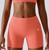 Gymcherries Maia Dames Fitness Short Oranje - M