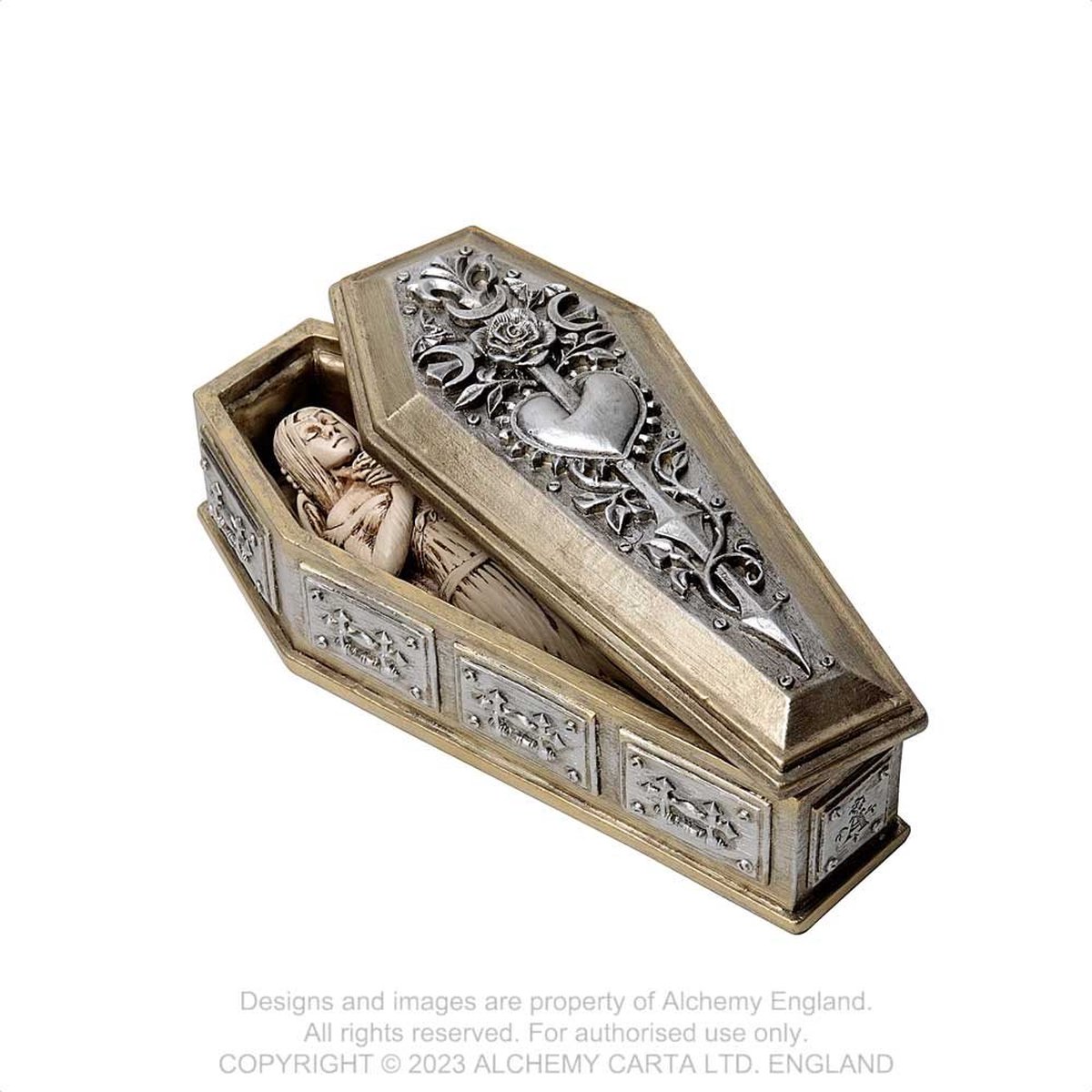 Alchemy - Bride of the Dark Kiss Casket & Figure Decoratieve opbergdoos - Multicolours