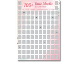 100+ Date Krasposter XL - Bucketlist Daten in NL - Nederlandse Bucketlist Scratchposter - Date Ideeën - Voor Hem en Haar - Moederdag Cadeau - A2