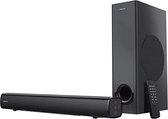 Barre de son avec caisson de basses - Avec télécommande - barres de son pour TV / ordinateur / moniteurs ultra-larges - Bluetooth/ entrée optique / TV ARC / AUX-in