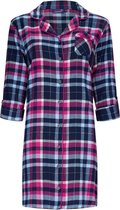 Rebelle Nachthemd dames Flanel - Emma - 42 - Blauw