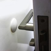 CHPN - Butée de porte - Protecteur de porte - Butée de porte - Autocollant - Wit - Butée de choc - 2 pièces - Caoutchouc de protection - Protecteur mural - Siliconen - Cercles