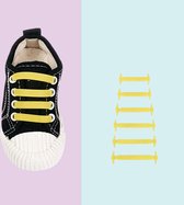 Siliconen elastische Veters – Sport veters - Schoenen Sneakers – Kinderen - Geel