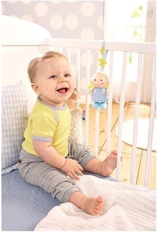 Haba Knuffelpop Beschermengel 25,5 Cm Blauw