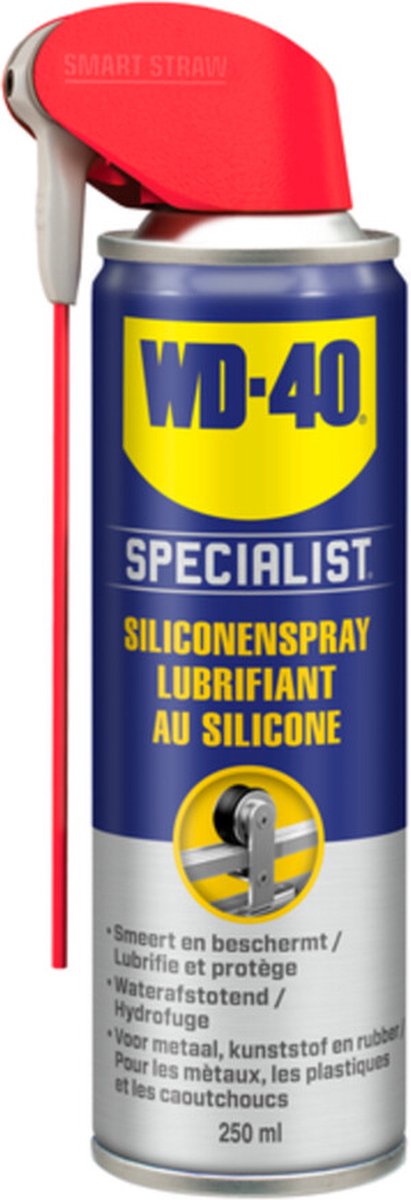 WD-40 Specialist® Siliconenspray - 250ml - Smeermiddel - Siliconen - Gereedschap en Hogedruk apparatuur - WD-40
