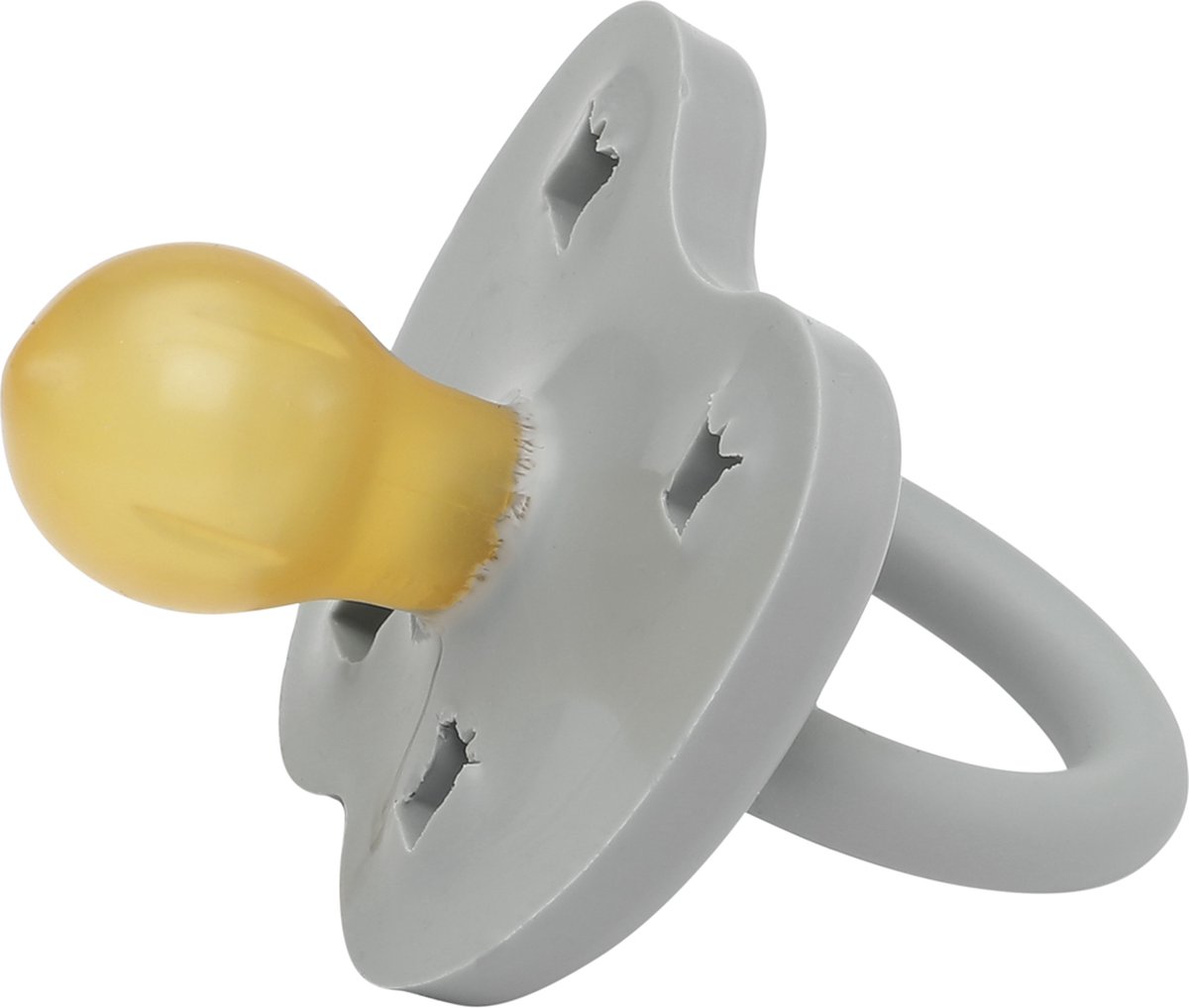 Goedkoopste HEVEA - Fopspeen - Rond - Gorgeous Grey - 3-36 maanden - 100 natuurrubber