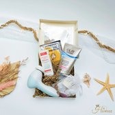 Dames Geschenk - Verzorgingsset 8 stuks - Hawsaz.nl cadeau - Serum - Beauty Set - Gezicht massage - Huidverzorging geschenkset - Cadeausets - Verwenpakket - Gezichtverzorging - Luxe Cadeaupakket - Relax Cadeau - verzorgingsproducten - oog masker