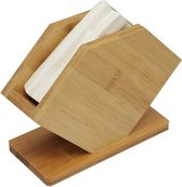 Bamboe servethouder, staande servethouder voor tafels, voor eettafel voor feestjes in huis