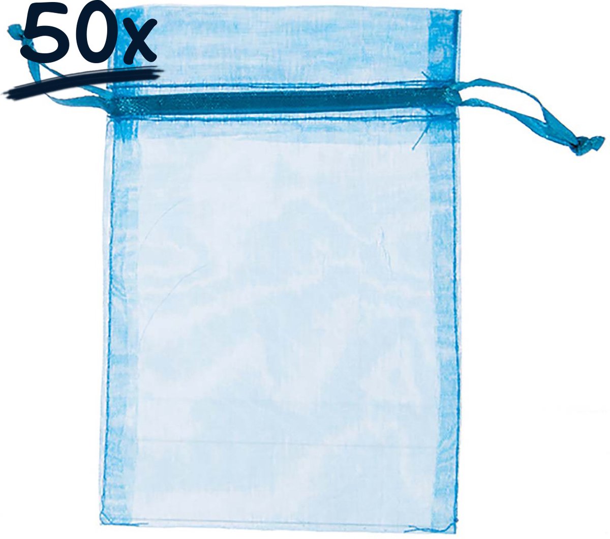 Sacchetti Organza 7x9 200 Sachets Organza 7x9cm Blanc - Avec Cordon De Serrage | Pour Mariage, Naissance, Fêtes, Cadeaux Sachet Organza Pour Bijoux