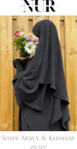 Nur Essentials | Khimaar | Abaya | Crepe materiaal | Maat xs/s | Bedekte kleding | Gebedskleding | Moslima | Islamitisch | Modest fashion