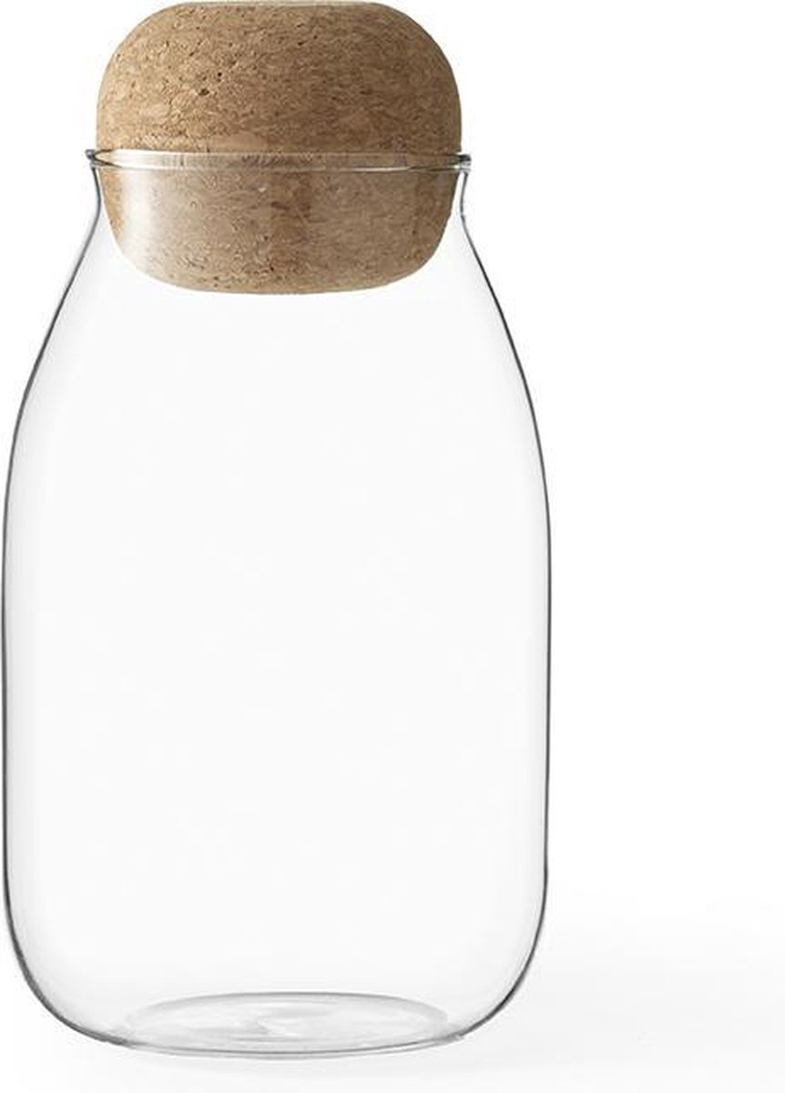 Viva - Cortica Voorraadpot 500 ml - Glas - Transparant -