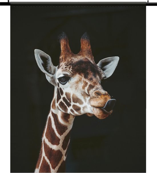 Wandkleed - Wanddoek - Giraffe No1 - 150 x 180 cm