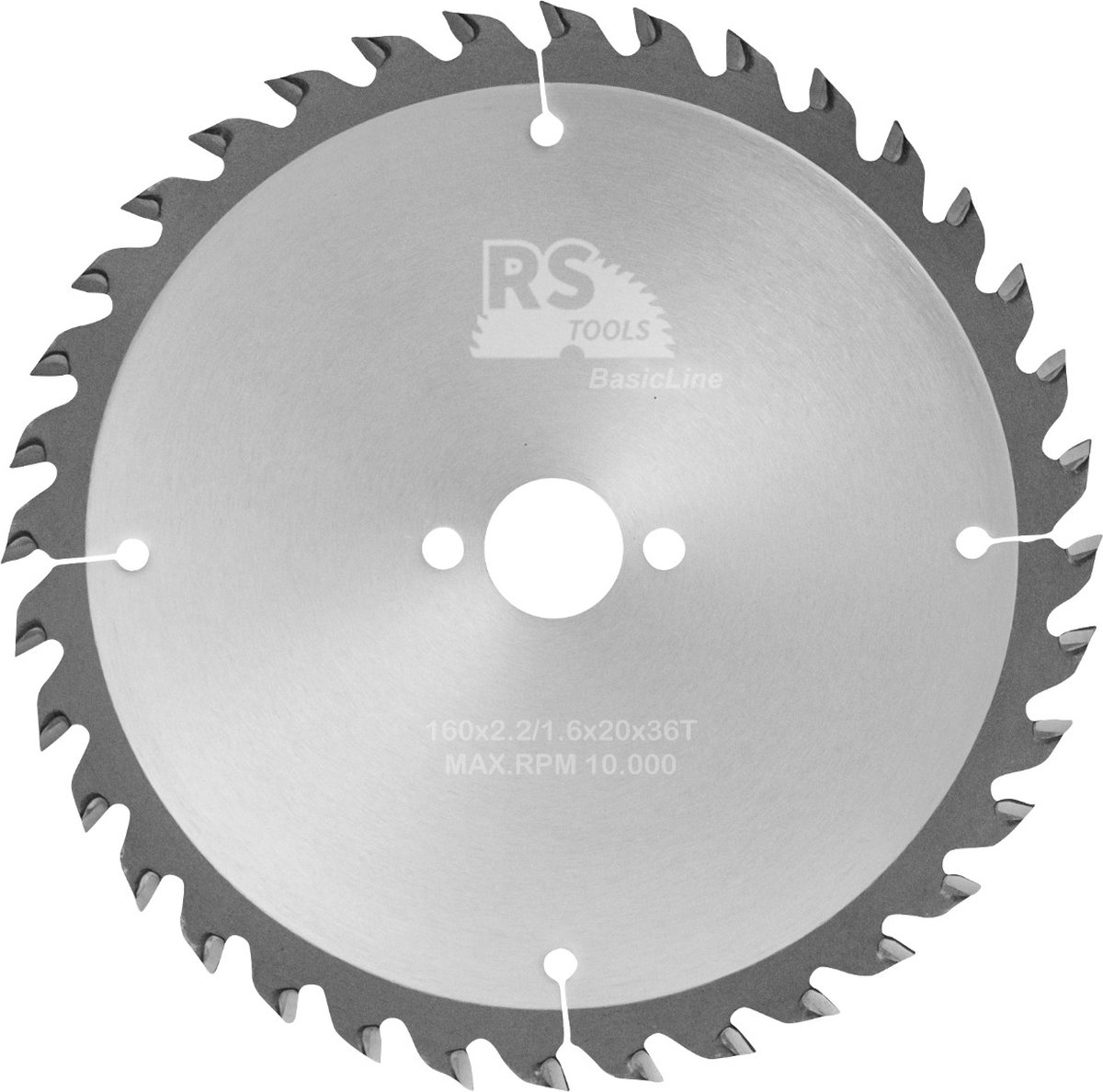 RStools HM cirkelzaag BasicLine Ø160 x 2,2 x 20 mm T=36 wisseltand