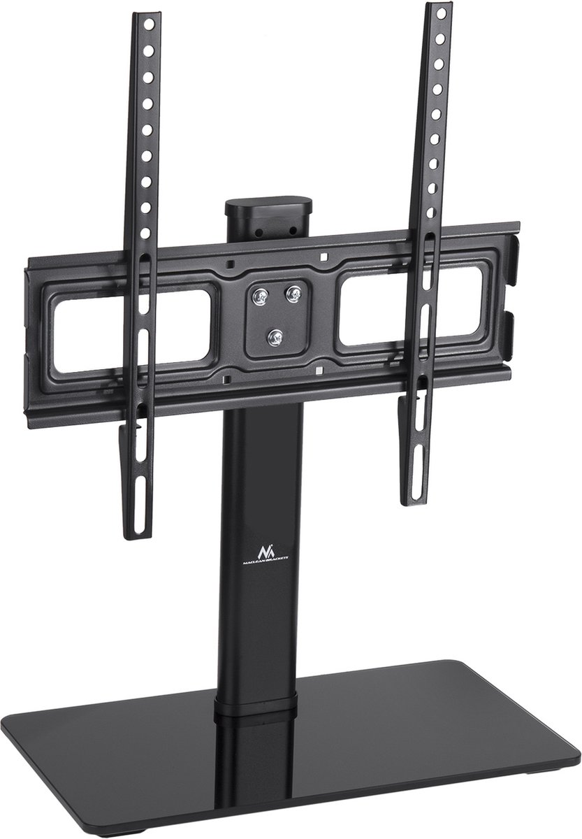 Maclean - TV-beugel / TV-houder met beugel voor bureau - max. 40kg, max. VESA 400x400 - Voor 32-65