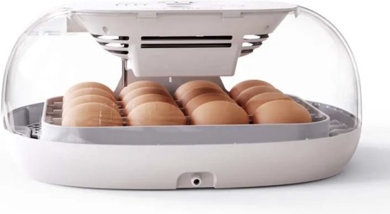 Broedmachine - met losse kleine hygrometer - 16 eieren - met geïntegreerde schouwlamp - automatisch keersysteem - Nederlandse handleiding - Merkloos