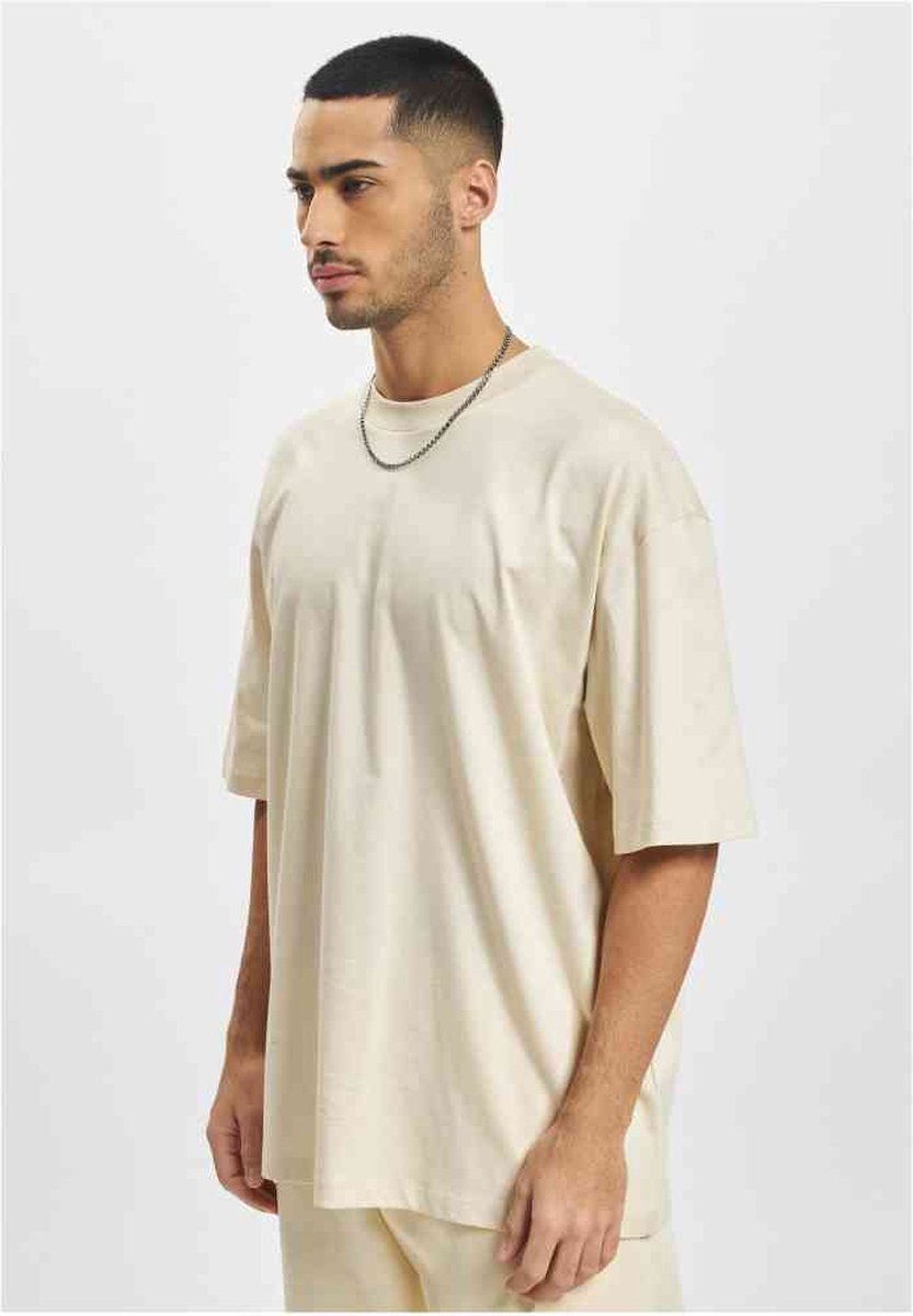 DEF - Relaxed fit Heren T-shirt - XL - Beige