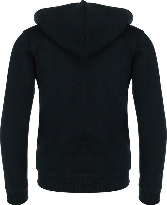 Basic Hooded Full Zip Sweater Jongens - Navy - Maat 122-128