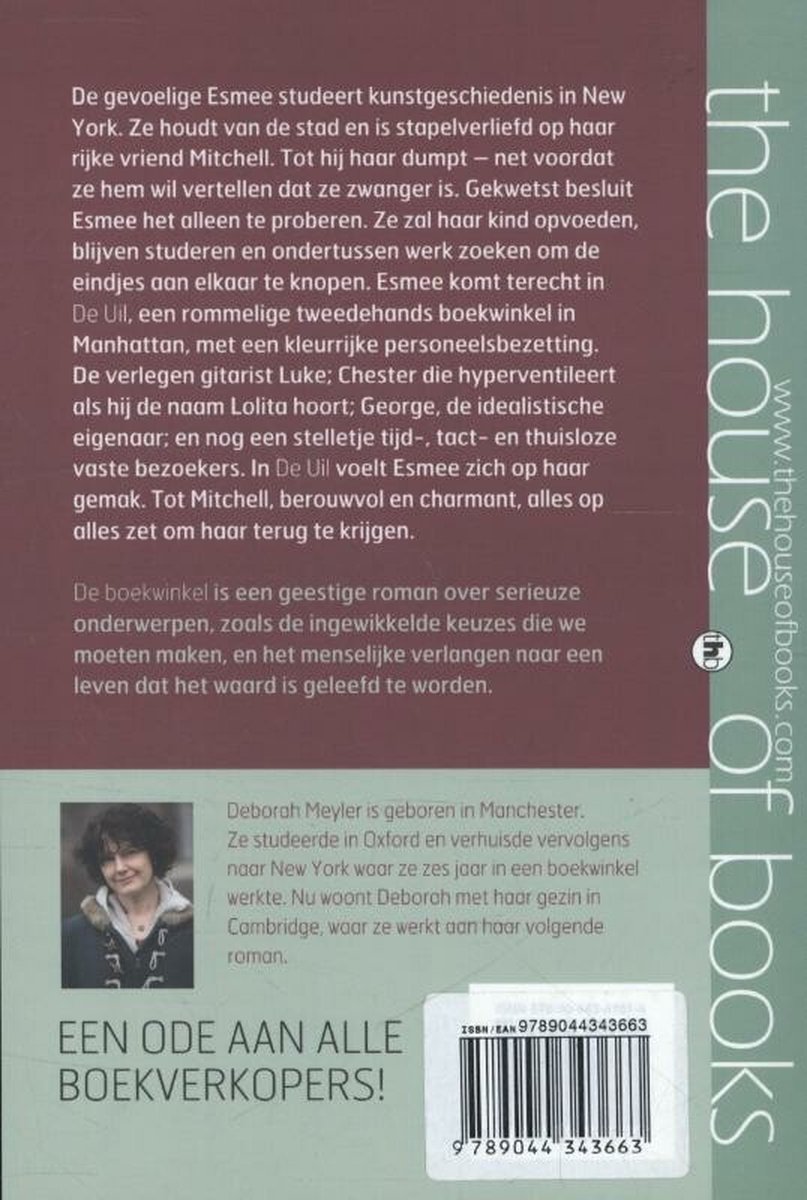 De boekwinkel - back cover