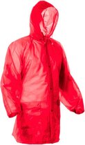 Eizook Regenjas - Beschermjas met mouwen - 100% EVA - Transparant Rood