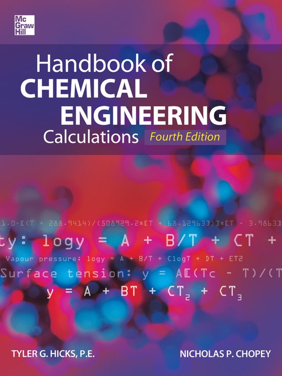 Handbook Of Chemical Engineering Calculations - cover