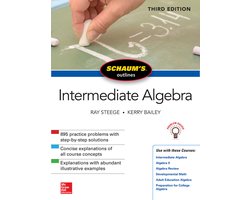 Omslag van Schaum's Outline of Intermediate Algebra, Third Edition
