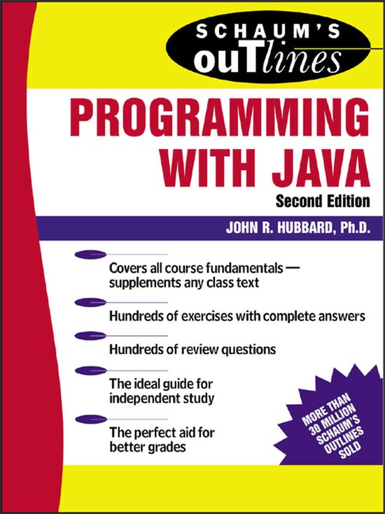 Schaums Outline Programming Java 2nd