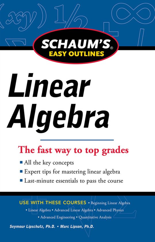 Schaums Easy Outline Of Linear Algebra Revised - cover