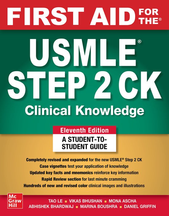 First Aid for the USMLE Step 2 CK, Eleventh Edition - cover