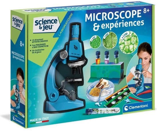 Clementoni - Science et Jeux - Super Microscope Professionnel - 8 ans et +  | bol