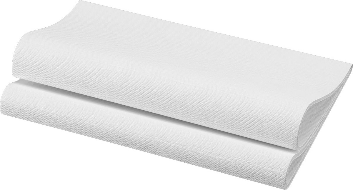 Dunisoft papieren servetten new bio wit 40 x 40 cm 6x60 stuks