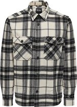 Chemise Homme ONLY & SONS ONSMILO LIFE OVR CHECK LS SHIRT NOOS - Taille L