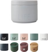 Thermo Lunchbox | Handige broodtrommel en Thermo containers voor Baby's, Kids en Volwassenen - Perfect voor Onderweg en Camping | Yoghurt beker | Inclusief Vork en Lepel | 330 ml