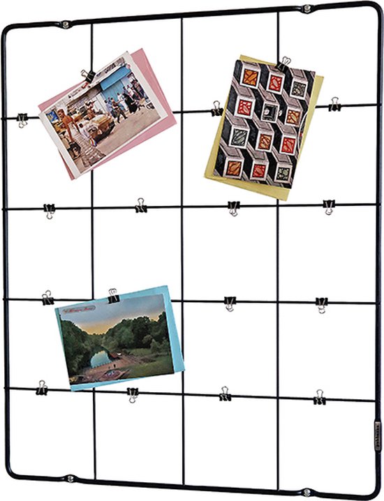 PUHLMANN - frame, foto / memory, 21 clips, MEMORY FRAME COMPACT, 7 mm staal, zwart