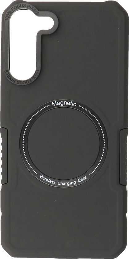 Coque Samsung Galaxy S23 Plus MagSafe - Coque Arrière Antichoc - Zwart