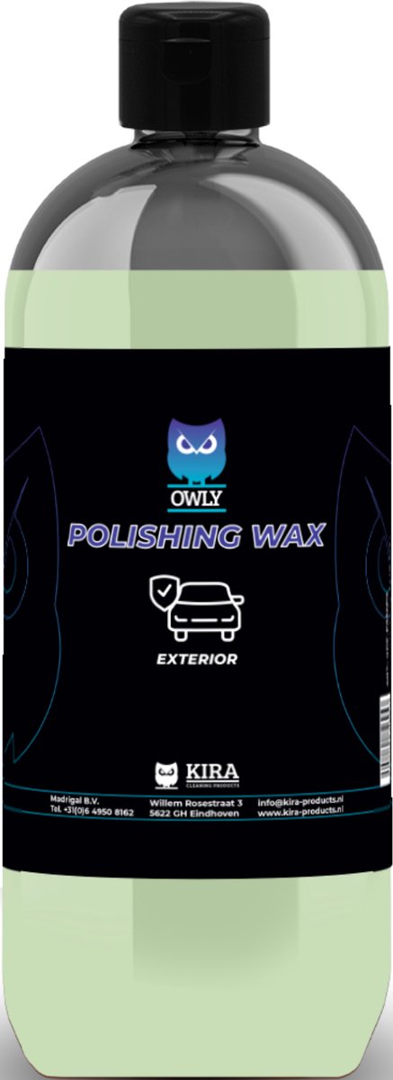 Auto Accessoires - Polijstpasta - Wax - Polijstpasta en Wax in één - Polijstset - Polijstmiddel - Nano Coating - Auto Wassen - Auto Poets Producten - Owly Polishing Wax - 1 Liter